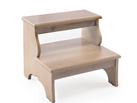 15  Natural Solid and Manufactured Wood Step Stool For Sale