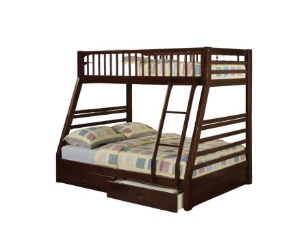 Espresso Full Transitional Bunk Bed For Discount