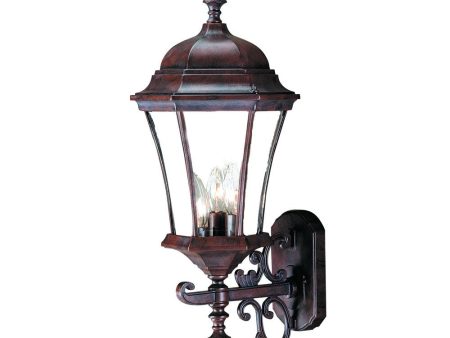 Dark Brown Ornamental Carousel Lantern Wall Light Online Sale