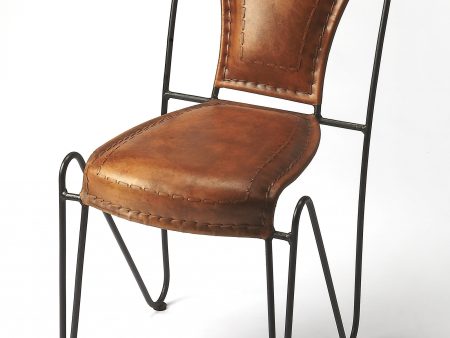 18  Brown Faux Leather Side Chair Online Hot Sale