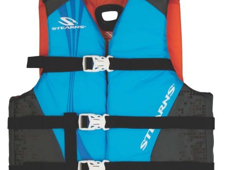 Stearns Antimicrobial Nylon Vest Life Jacket - 30-50lbs - Blue [2000036885] Online Hot Sale